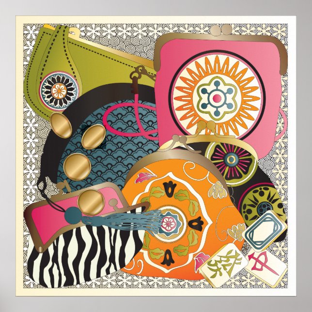 Pôster Mah Jongg Purses (Frente)