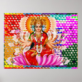 Pôster Maha Laxmi: Deusa da Riqueza