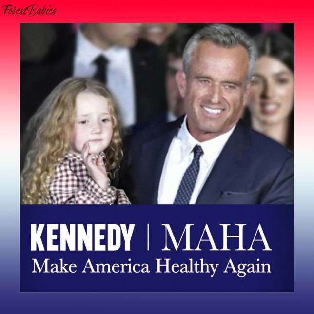 Poster MAHA torna a América saudável novamente Kennedy Ki (MAHA Make America Healthy Again RFK USA Downloadable Robert F Kennedy jr Patriotic Bobby Poster 🇺🇸)