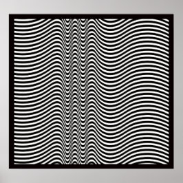 Poster Mahagonia Op Art