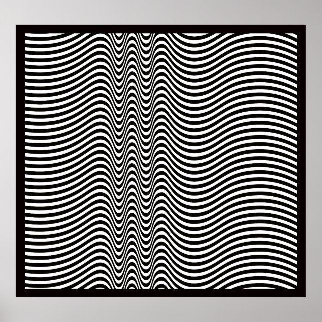Poster Mahagonia Op Art (Frente)