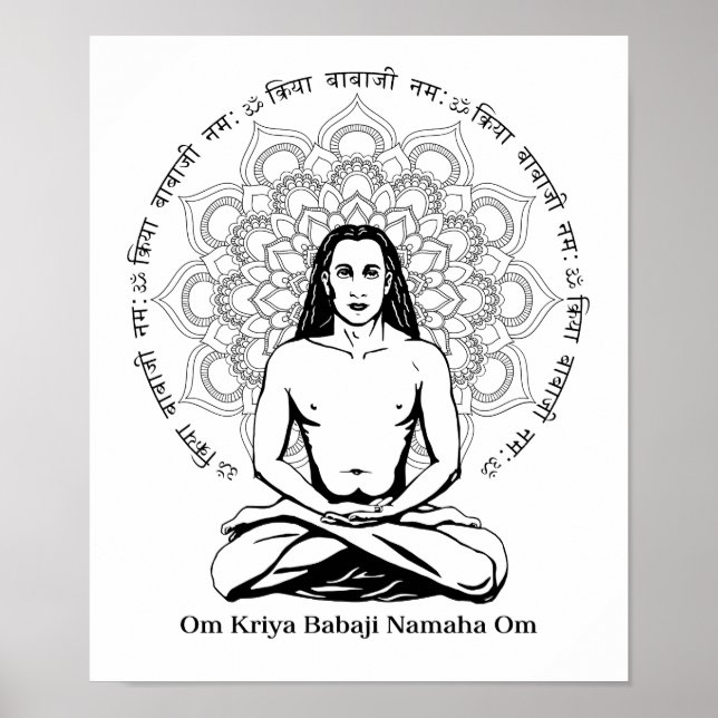 Poster Mahavatar Babaji (Frente)