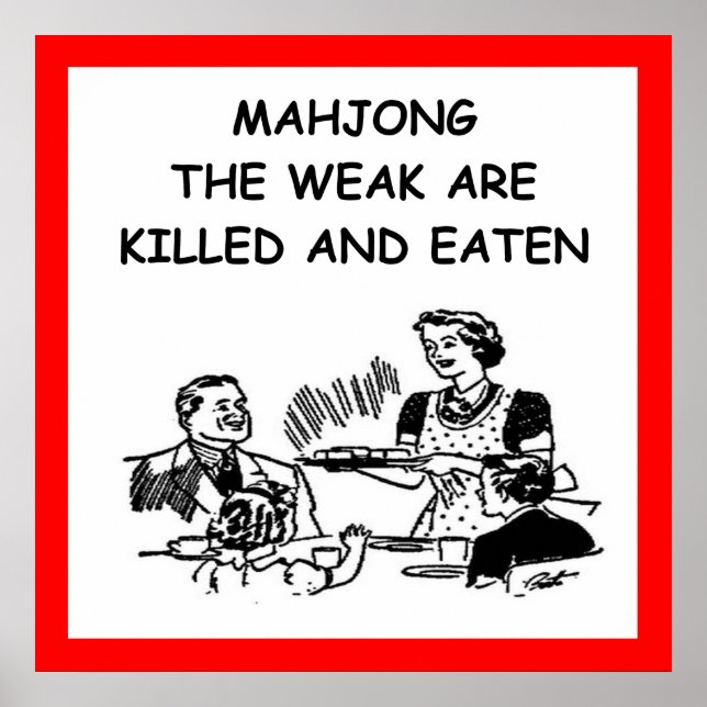 PÔSTER MAHJONG (Frente)