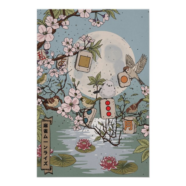 Pôster Mahjong Moonrise (Frente)