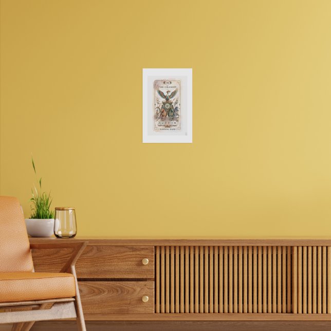 Poster Mahjong Tarot O Carro  (Sala de Estar 2)