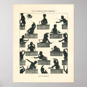 Pôster Mahler Clássico - vintage Mahler