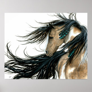 Poster Maiestosa Arte Sobre Cavalos Por Amy Lyn Bihrle