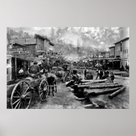Poster Main Street DEADWOOD 1876