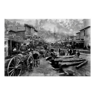 Pôster Main Street DEADWOOD 1876