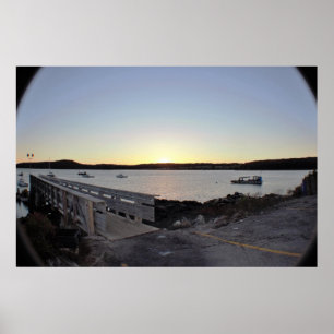 Pôster Maine Dock Sunset