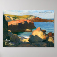 Maine Forever Bicentennial Stamp Art