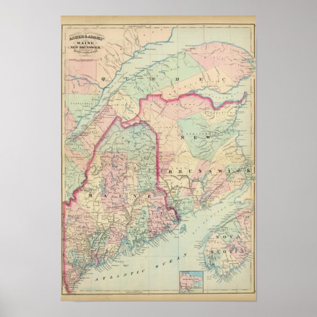 Pôster Maine, NB (Frente)