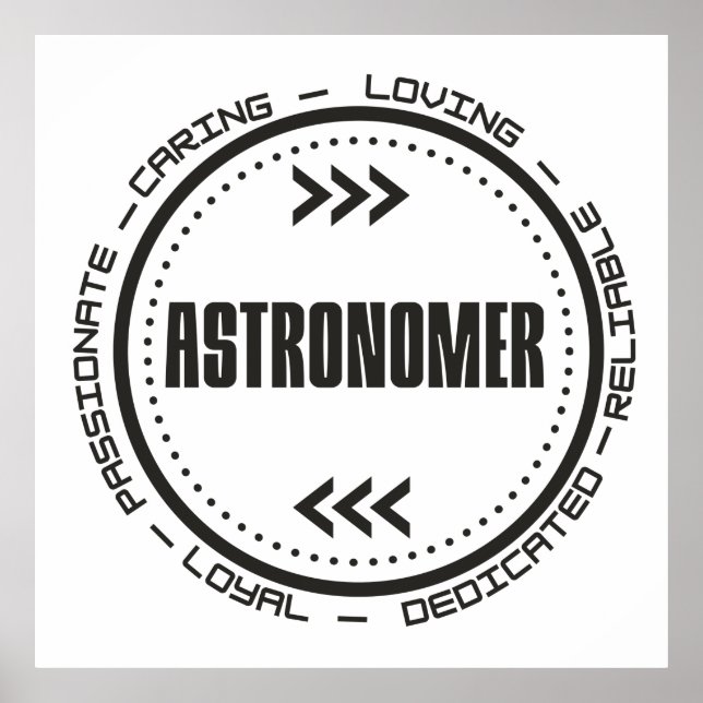 Poster Maior Astrônomo (Frente)