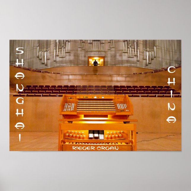 Pôster Maior cartaz de órgão da China (Frente)