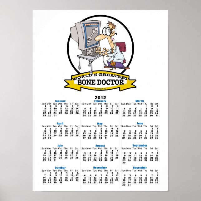 POSTER MAIOR CARTONAGEM DE HOMENS PARA MÉDICOS (Frente)