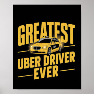 Poster Maior Driver De Uber Engraçado Com Driver De Uber 
