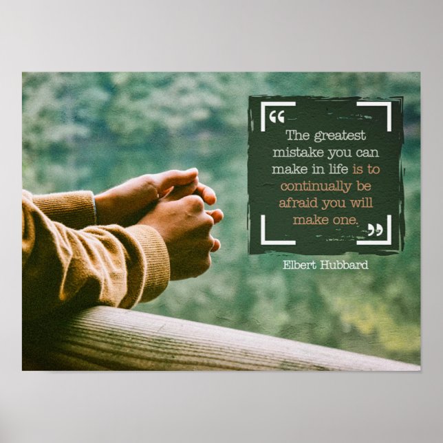 Poster Maior Erro Na Vida (Frente)