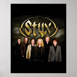 Poster Maior Estilo da Banda STYX Retroativa 80s Para Ven