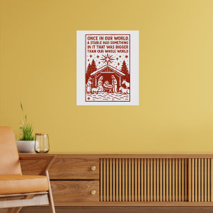 Poster Maior que todo o nosso mundo 1