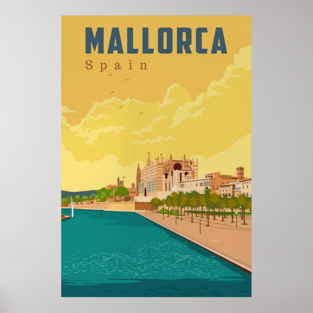 Poster Maiorca, Espanha (Frente)