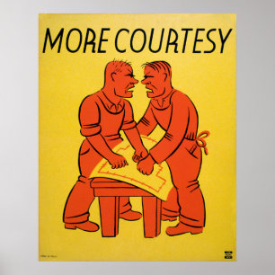 Poster Mais cortesia WPA