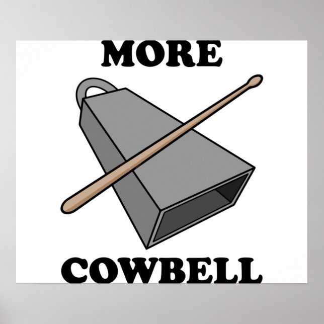 Poster Mais Cowbell (Frente)