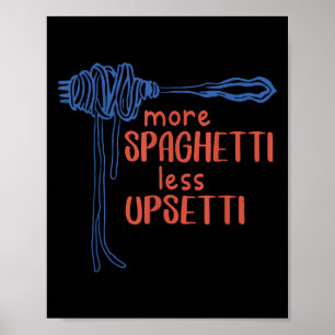 Poster Mais Espaguete Menos Etti Espaguete Divertido Comi