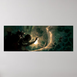 Pôster Mais fundo e fundo no buraco do coelho