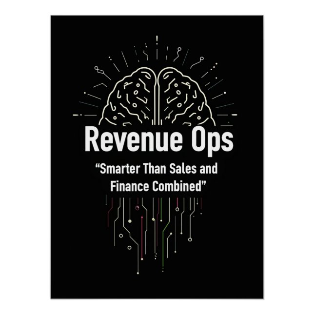 Pôster Mais inteligente do que vendas e finanças - operaç (Frente)