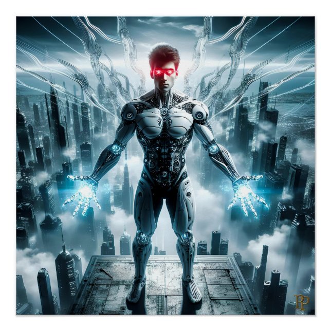 Pôster Mais Máquina Que Homem (Frente)