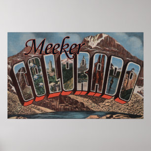 Poster Mais meeker, Colorado - grandes cenas da letra