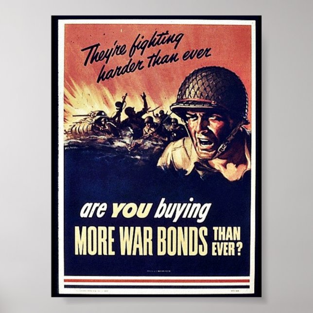 Poster Mais obrigações de guerra (Frente)