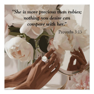 Pôster "Mais Precioso Que Rubis"