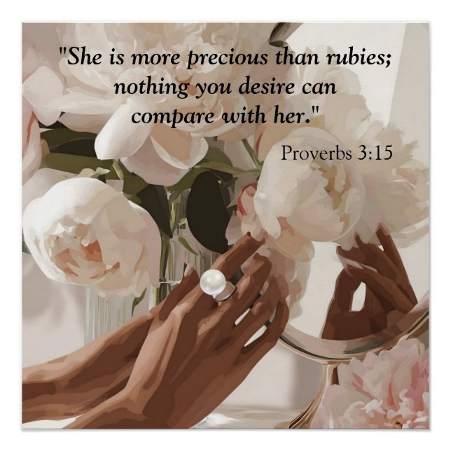 Pôster "Mais Precioso Que Rubis" (Frente)