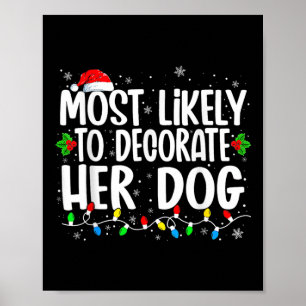 Poster Mais Propensa a Decorar a Família de Cachorro no N