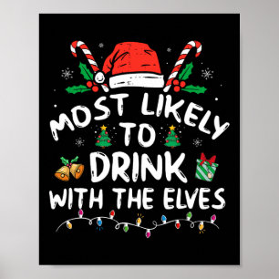 Poster Mais Propenso a Beber Com os Elfos Bebida de Elfo