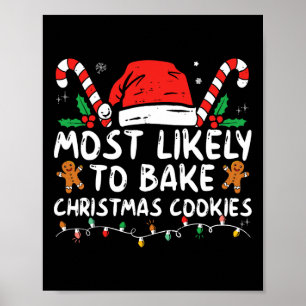 Poster Mais Propenso a Comprar Biscoitos de Natal