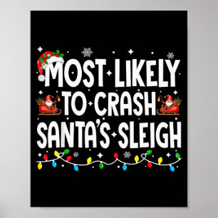 Poster Mais Propenso a Derrubar o Trenó do Papai Noel Fam