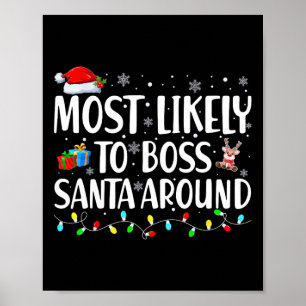 Poster Mais Propenso a Mandar no Papai Noel Correspondênc