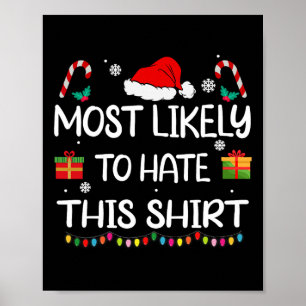 Poster Mais propenso a odiar esta festa de Natal da famíl