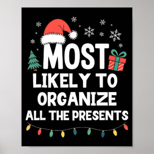 Poster Mais Propenso a Organizar Todo o Natal Xmas