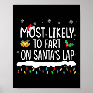Poster Mais Propenso a Peidar no Colo do Papai Noel Diver