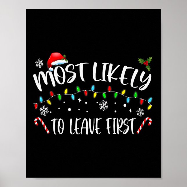 Poster Mais Propenso a Sair Primeiro Conjunto de Natal da (Frente)
