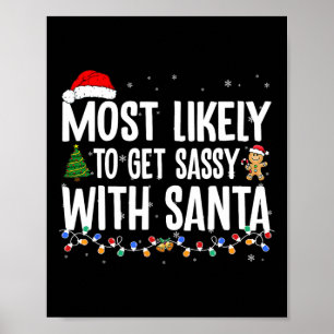 Poster Mais Propenso a se Dar Bem com o Papai Noel Divers