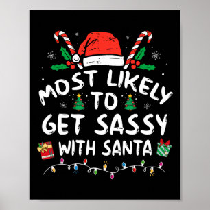 Poster Mais Propenso a se Dar Bem com o Papai Noel no Nat