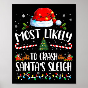 Poster Mais Provável De Derrubar O Trenó Do Papai Noel Fa