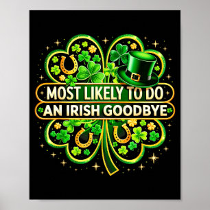 Poster Mais provável de fazer um adeus irlandês trevo