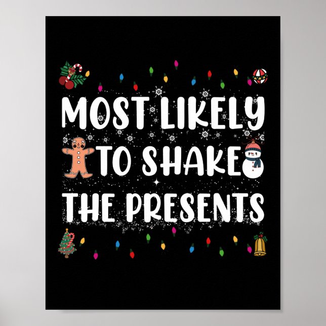 Poster Mais Provável De Sacudir Os Presentes Natal Divert (Frente)