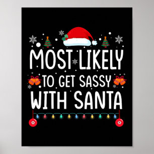 Poster Mais Provável De Se Divertir Com Papai Noel Famíli