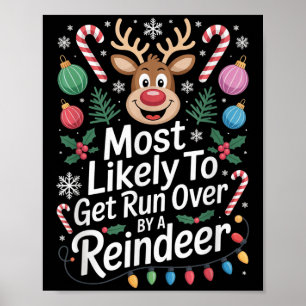 Poster Mais Provável De Ser Apanhado Por Uma Reindeer Chr